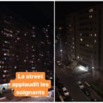 Coronavirus. Les français applaudissent le personnel soignant depuis leur balcon