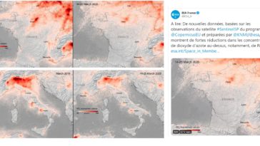 Confinement. La pollution en France a chuté, ces images satellites le prouvent