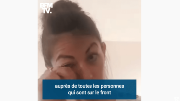 Mélina, infirmière, témoigne en larmes après avoir été chassée de son logement par ses propriétaires