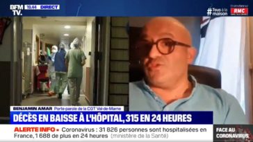 Benjamin Amar raconte son séjour en salle de réanimation : "des infirmiers qui se battent pour maintenir les gens en vie"