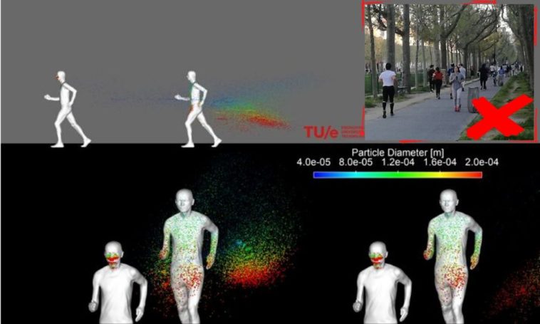 Les scientifiques avertissent du danger de marcher, faire un footing ou du vélo à proximité d'un autre sportif