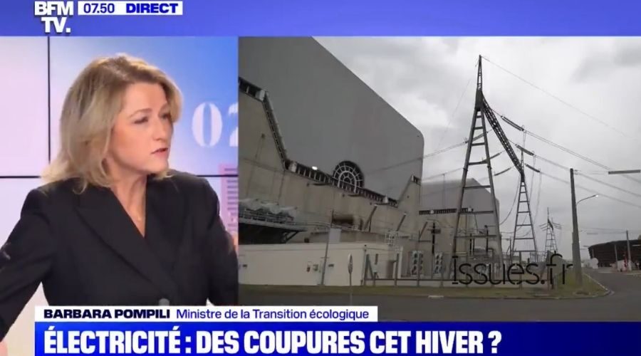 Barbara Pompili n'exclut pas "des coupures" d'électricité en cas de "grosses vagues de froid" | VIDEO