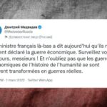 Medvedev bruno le maire guerre économique menace