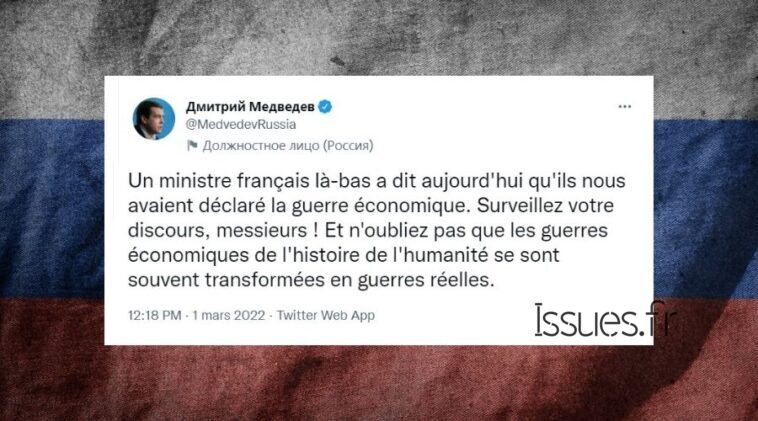 Medvedev bruno le maire guerre économique menace