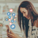 Woman Smiling Social Media