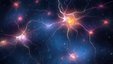 Glowing Bright Neurons