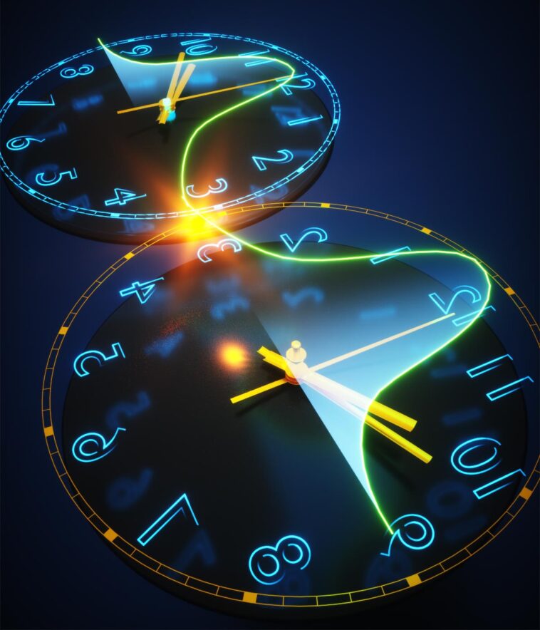 Photon Collision at Time Interface