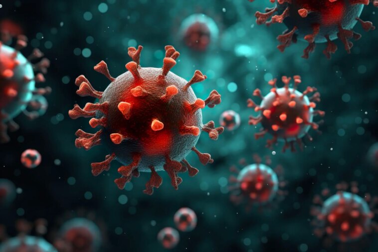 Dark COVID 19 Virus Particles