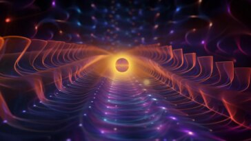Quantum Physics Waves Art Illustration