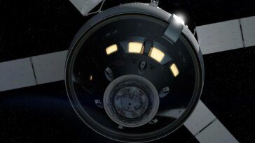 NASA Orion Spacecraft in Space
