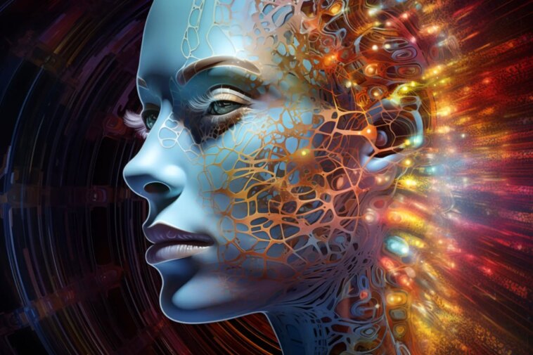 Human Genome Art Concept