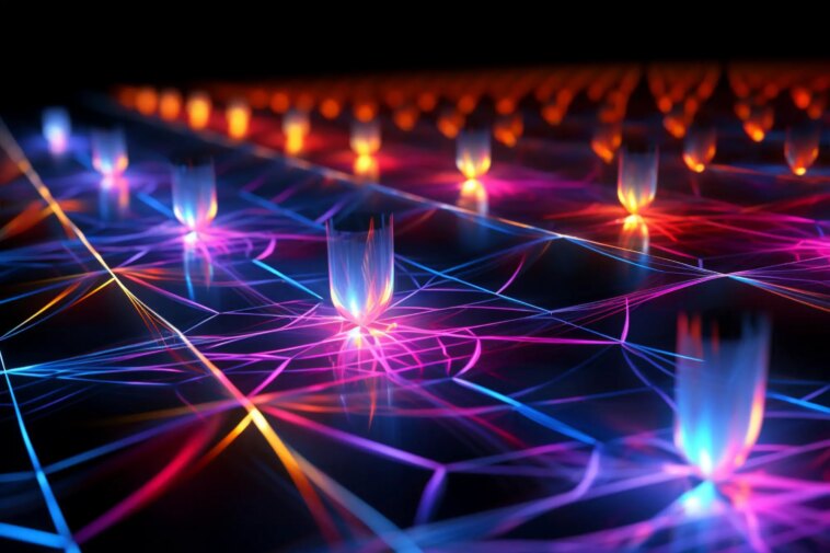 Photonic Circuit Art Concept