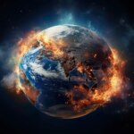 La Terre au bord du gouffre : de nouvelles projections climatiques détaillent les risques futurs pour de nombreuses personnes dans le monde Burnt Earth Global Warming Climate Change