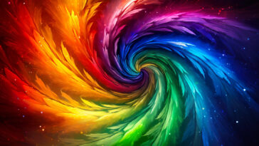Origin of Life Rainbow Swirl
