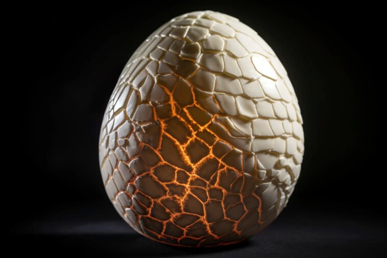 Lequel est arrivé en premier : le reptile ou l'œuf ? Les défis de l'étude Les points de vue dominants sur la reproduction précoce des animaux Glowing Reptile Egg