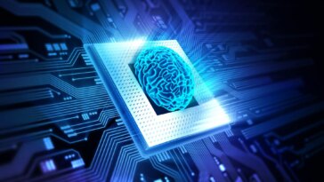 Brain Computer CPU Illustration