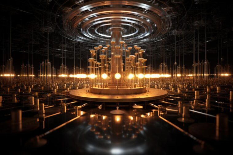 Les physiciens utilisent les vibrations pour prévenir la perte d'informations dans l'informatique quantique Abstract Quantum Computing Noise Concept