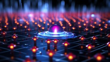 Photonic Circuit Concept Illustration