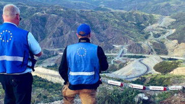 EUMAs monitor within Armenia looking at Azerbaijan