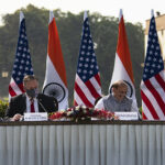 Que signifie l'Inde par un monde multipolaire ? cc https://media.defense.gov/2020/Oct/29/2002526449/-1/-1/0/201027-D-BN624-179.JPG, modified, Secretary Pompeo, Esper Participate in 2+2 Ministerial in India