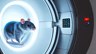 Rat in MRI Scanner