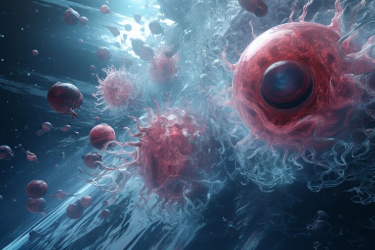 Réveil de dangers anciens : risques catastrophiques de pathogènes « voyageant dans le temps » dus à la fonte du pergélisol Icy Pathogens Art Concept