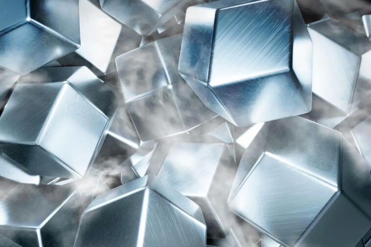 Lithium Metal 12 Sided Figure