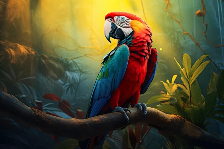 Secrets écarlates : des scientifiques découvrent un ancien élevage d'aras écarlates Scarlet Macaw