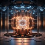 Quantum Computer Technology Art Illustration