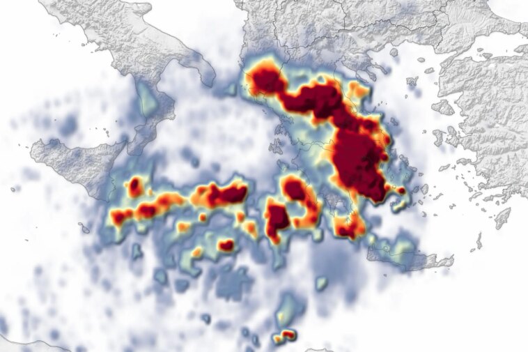 3 pieds de pluie en 4 jours : des pluies torrentielles déclenchent des inondations généralisées dans le centre de la Grèce