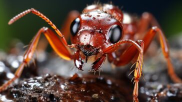 Rad Ant Close Art Concept