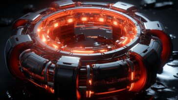 Advanced Fusion Reactor Concept Art