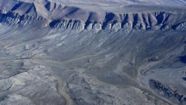 Polygons and Channel Networks on the West Side of Axel Heiberg Island