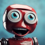 Silly AI Chatbot Art Concept