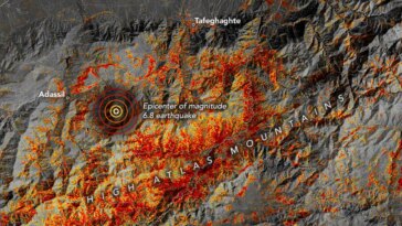 Dévastation au Maroc : une carte proxy des dommages de la NASA révèle les conséquences d'un séisme de magnitude 6,8