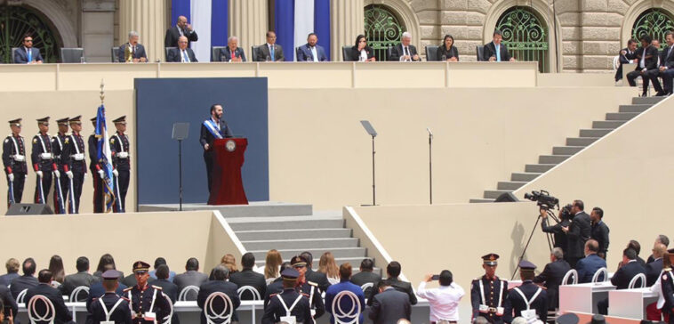 cc Office of U.S. Commerce Secretary, modified, https://commons.wikimedia.org/wiki/File:Nayib_Bukele_talks_at_his_inauguration_ceremony.jpg