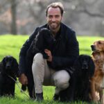 James Middleton et sa femme montent sur un bateau avec leurs nombreux chiens avant de bébé