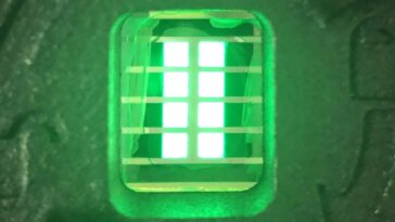 Eight Green Perovskite LED Substrates