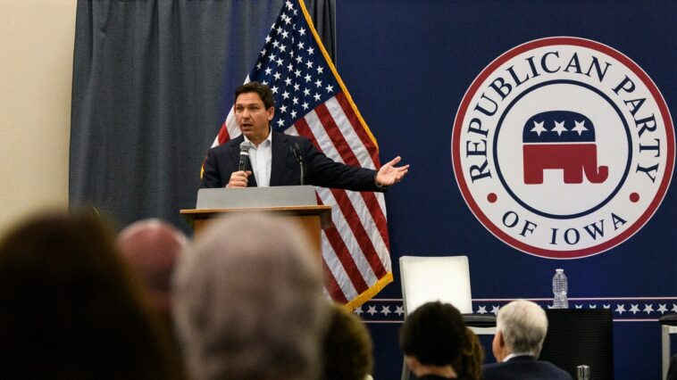 La campagne DeSantis réduit déjà les attentes de l’Iowa : « une solide deuxième place »