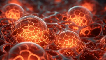 Microscopic Imaging Art Concept