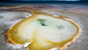 Yellowstone National Park Hot Spring