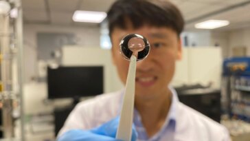 L'avenir de la vision : des scientifiques développent une batterie flexible et fine pour la cornée, chargée par une solution saline