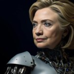 Hillary Clinton AI Robot Concept