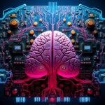 Semiconductor Brain Circuit Art