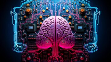 Semiconductor Brain Circuit Art