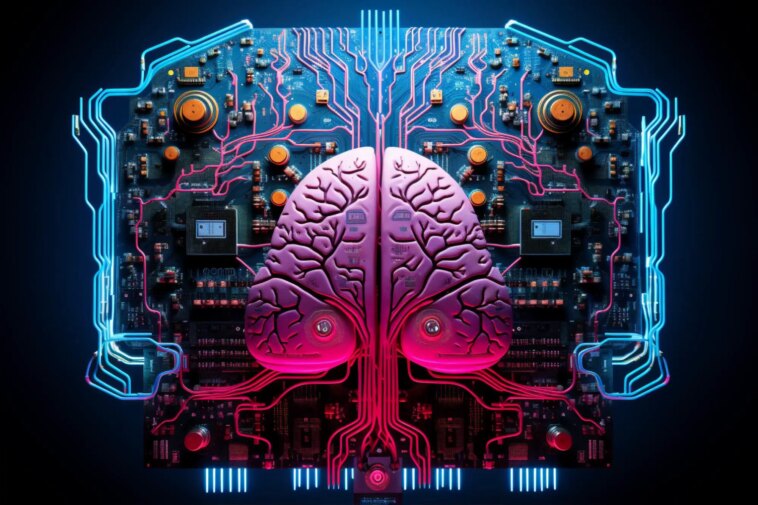 Semiconductor Brain Circuit Art