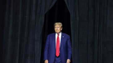 Le premier rassemblement post-Mugshot de Donald Trump ne déçoit pas : « Je suis inculpé pour vous »