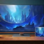 Display Technology Art Concept