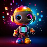 Cute Colorful Robot