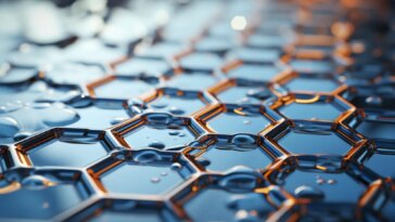 Graphene Water Hydrogen Concept Art